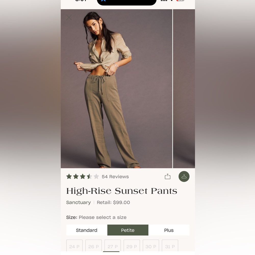Sanctuary High-Rise Sunset Pant